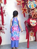  Áo Dài An Nhiên Nơ Điệu Đà - Quần Xanh 