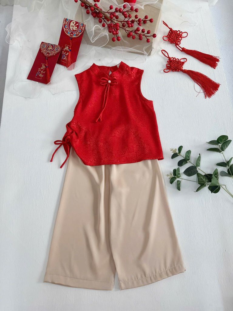  Quần Lụa Pant Nude dáng suông nhẹ nhàng 