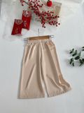  Quần Lụa Pant Nude dáng suông nhẹ nhàng 