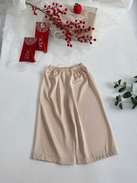  Quần Lụa Pant Nude dáng suông nhẹ nhàng 
