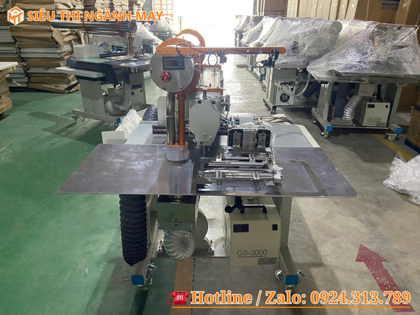 Máy May Lập Trình Bổ Trụ Áo PoLo Tự Động
