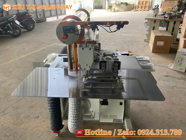 Máy May Lập Trình Bổ Trụ Áo PoLo Tự Động