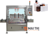 Máy rửa chai dạng thẳng bằng khí và nước tự động AW