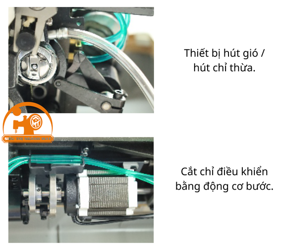 Máy may 1 kim điện tử chống rối chỉ GT6W