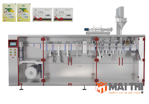 Máy đóng gói túi phẳng nằm ngang hai đầu ra HC-180D