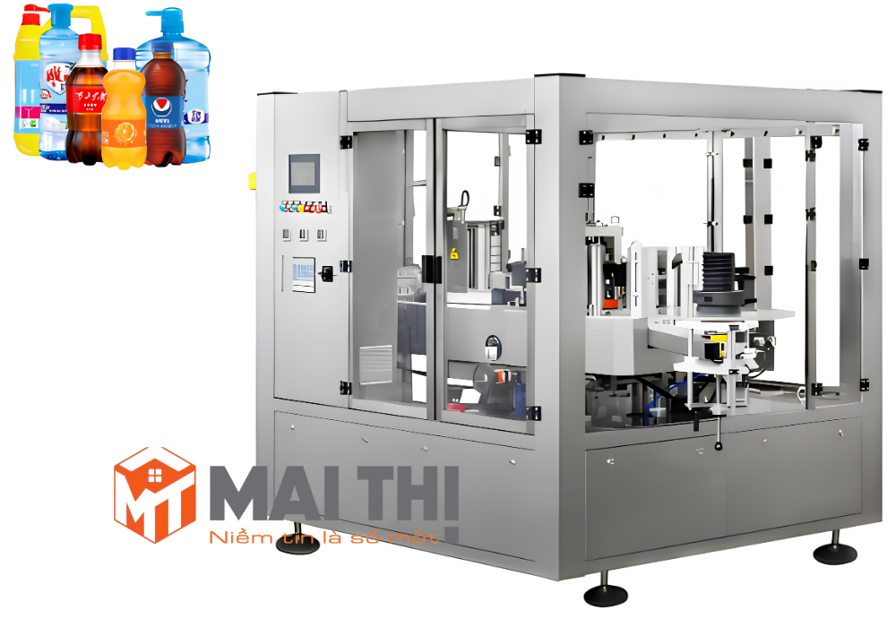 Máy dán nhãn keo nhiệt mâm xoay MPC-RH