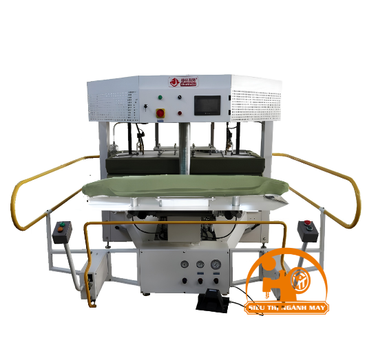 Máy ép định hình vest bàn xoay công nghiệp Jiejiabaigu CYHJ-126 / CYHJ-107.108 / CYHJ-122.123  Thương hiệu: Jiejiabaigu