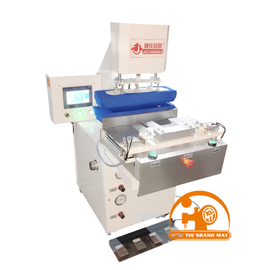 Máy ép nắp túi hai trạm công nghiệp Jiejiabaigu CYKJ-136S