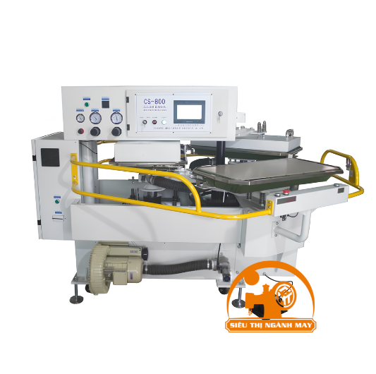 Máy ép keo xoay 3 bàn làm việc làm mát bằng nước Jiejiabaigu CS-800