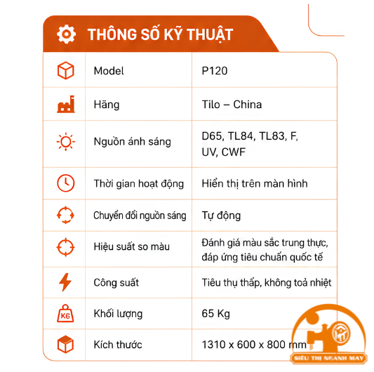 Tủ so màu Tilo P120