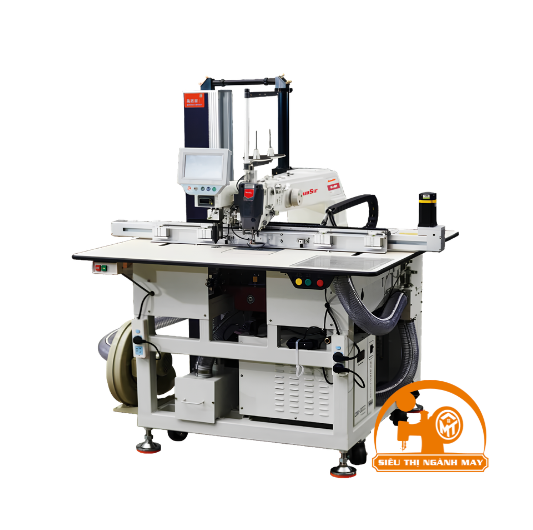 Máy may công nghiệp trần bông khổ nhỏ kèm laser Sunsir H5-40BY-XH-LC
