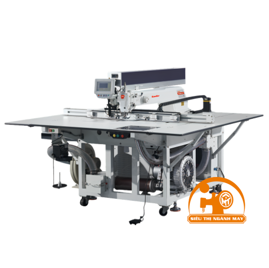 Máy may công nghiệp trần bông kèm laser Sunsir H5-60DM-LC
