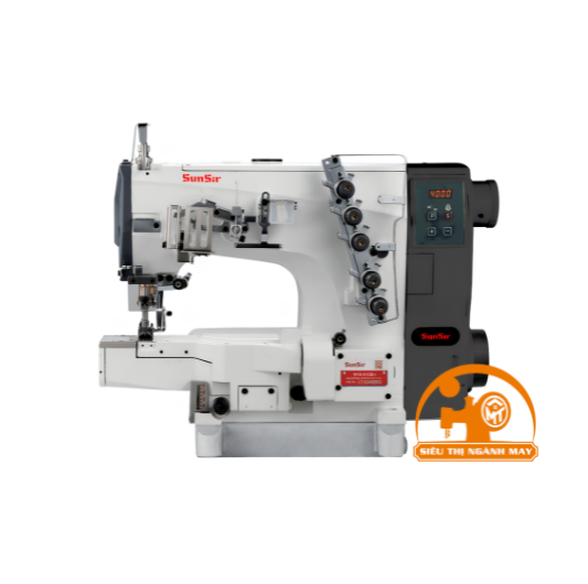 Máy may công nghiệp trần đè đầu vuông nhỏ Sunsir N1C-01CBx356-I