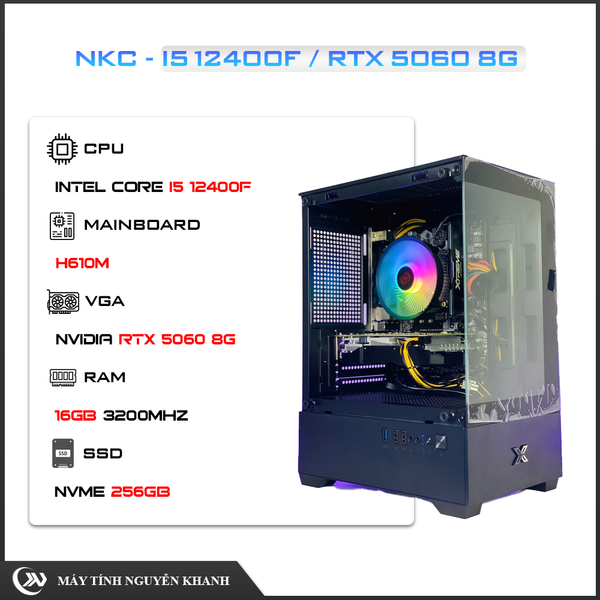 NKC - I5 12400F | RTX 5060 | 16GB | 256GB