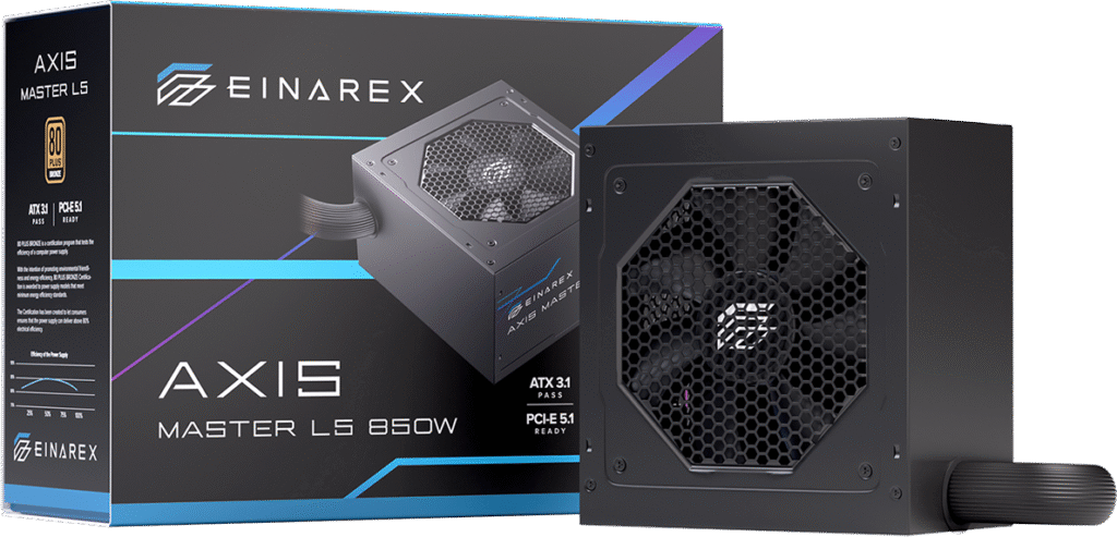 Nguồn EINAREX AXIS MASTER L5 750W 80 Plus Bronze