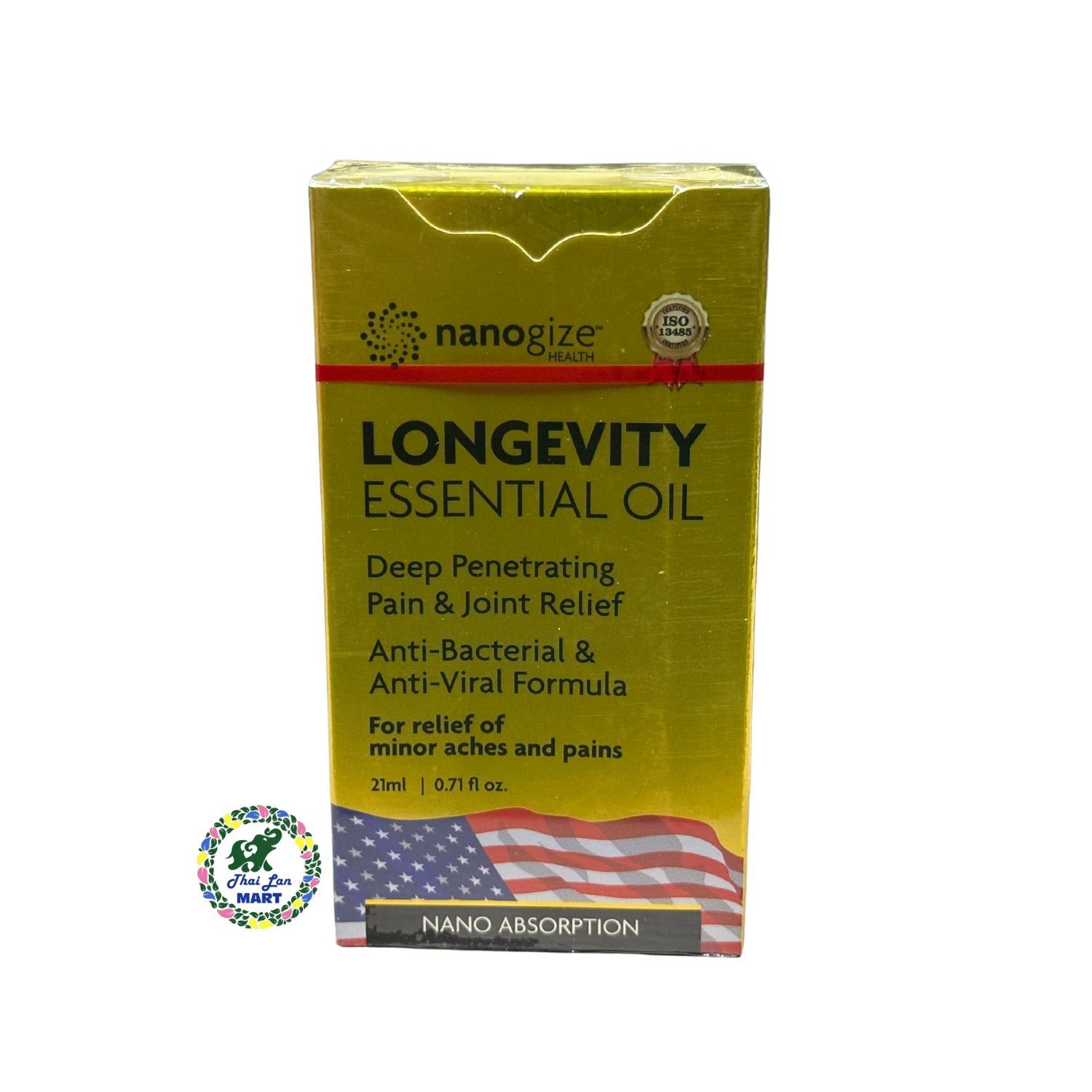  Dầu gió nanogize health longevity essential oil giảm đau nhức mỏi hàng chính hãng usa 