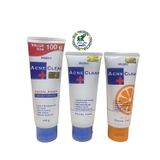  Sữa rữa mặt lột mụn mistine acne clear facial foam giúp da sạch hết mụn hàng nội địa chính hãng thái lan 