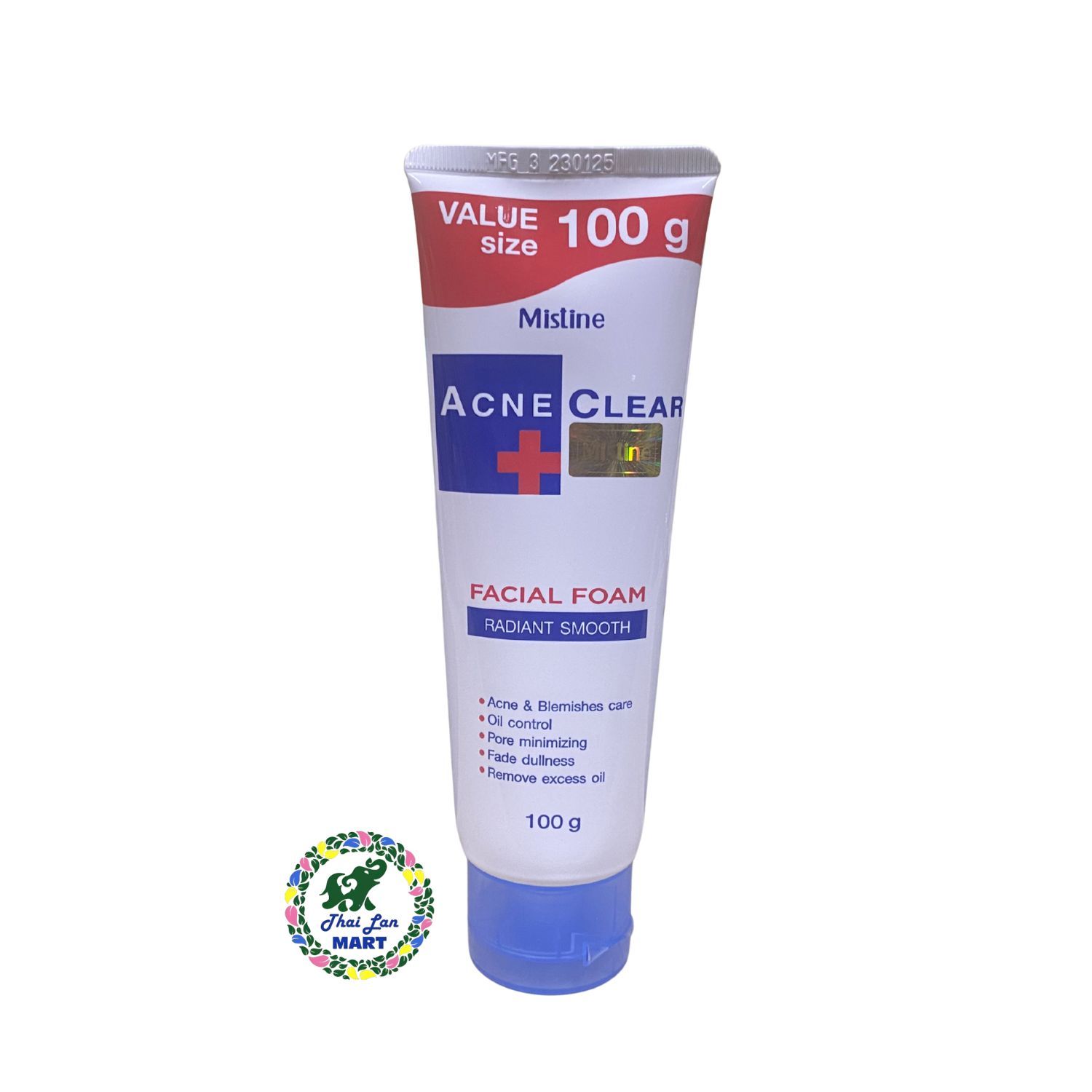  Sữa rữa mặt lột mụn mistine acne clear facial foam giúp da sạch hết mụn hàng nội địa chính hãng thái lan 