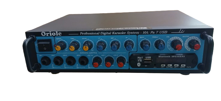 Ampli truyền thanh Oriole HA Pa107 USB (Đen)