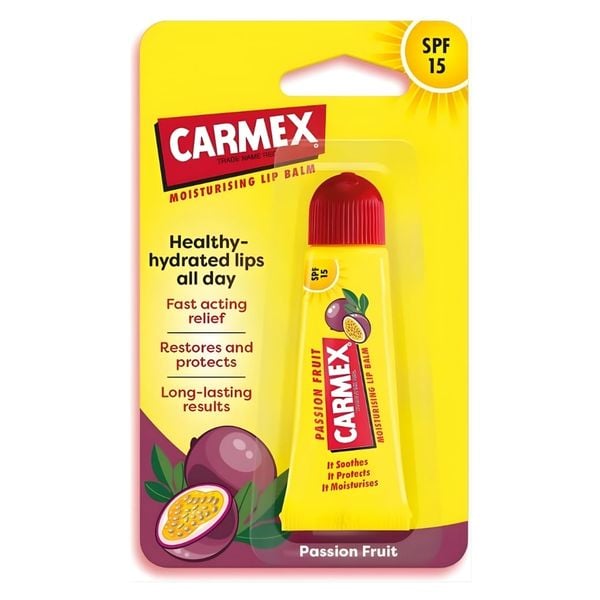 Son Dưỡng Môi Carmex Passion Fruit, Dạng Tuýp, Set Lẻ Có Hộp 
