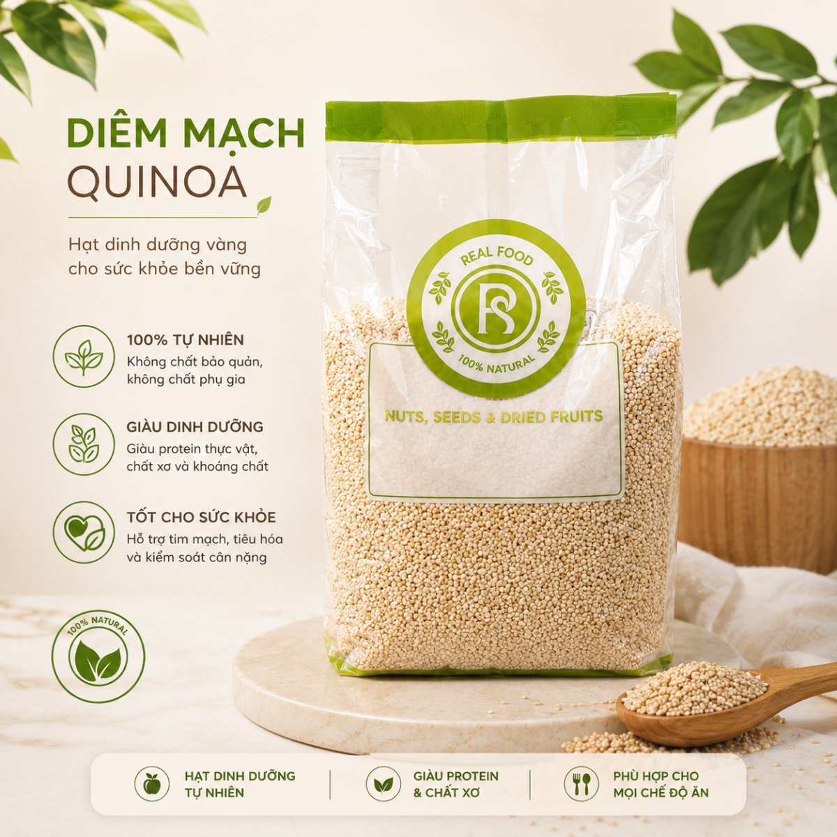  Diêm mạch trắng RealFoodStore 