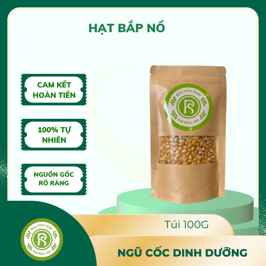  Hạt Bắp Nổ Real Food 