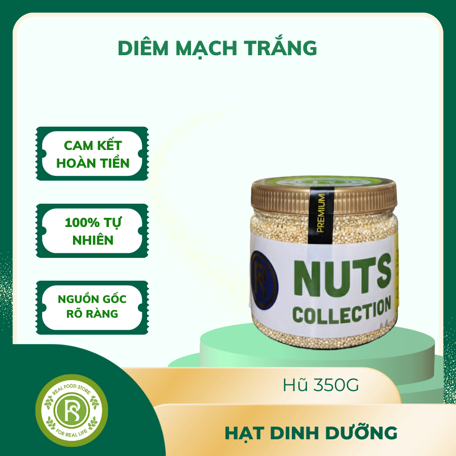  Diêm mạch trắng Real Food 