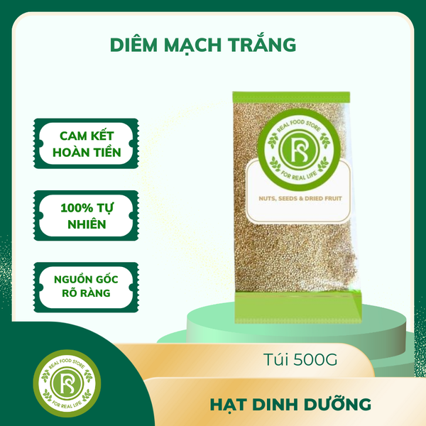  Diêm mạch trắng Real Food 