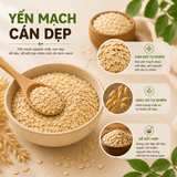  Yến mạch cán dẹp RealFoodStore 