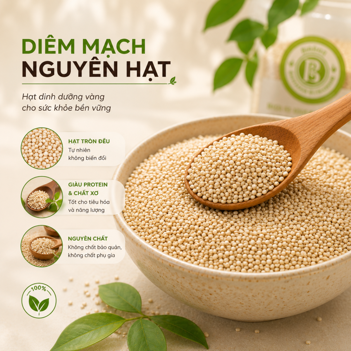  Diêm mạch trắng RealFoodStore 