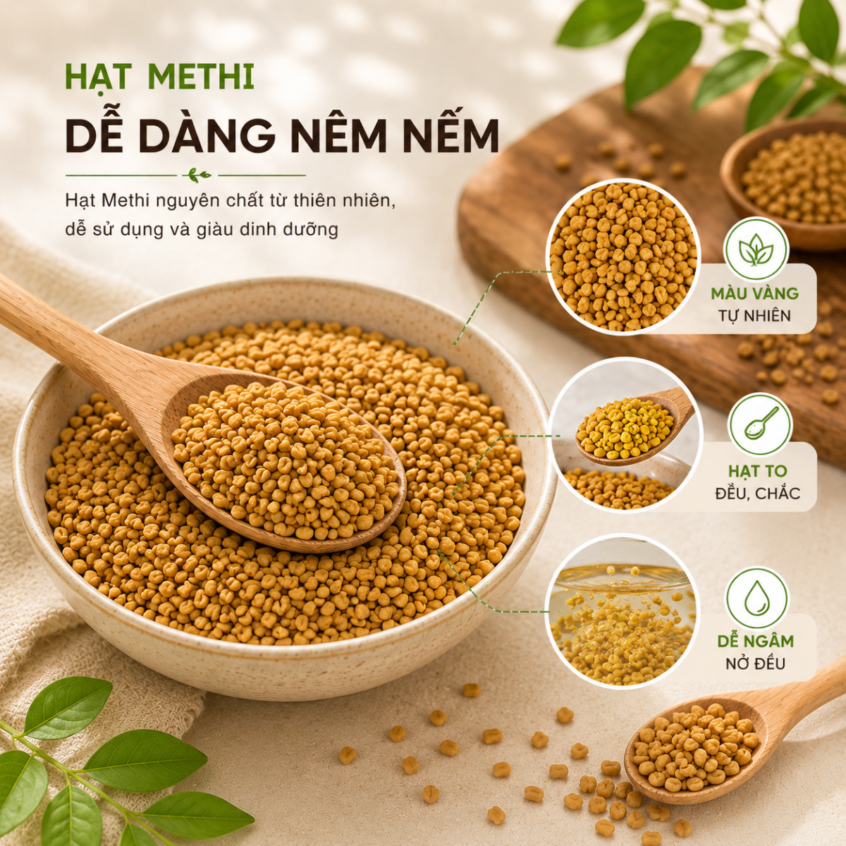  Hạt Methi RealFoodStore 