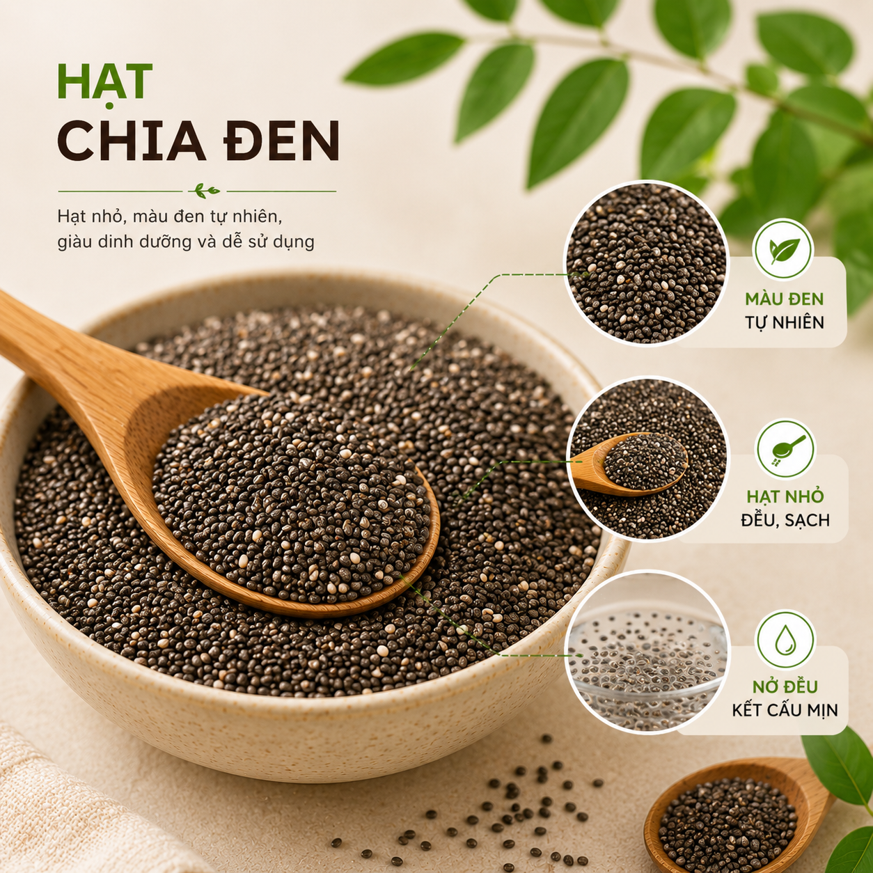  Hạt Chia Đen RealFoodStore 