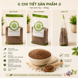  Hạt Lanh Nâu RealFoodStore 