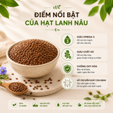  Hạt Lanh Nâu RealFoodStore 