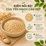  Yến mạch cán dẹp RealFoodStore 