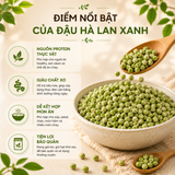  Đậu Hà Lan Xanh Nguyên Hạt RealFoodStore 