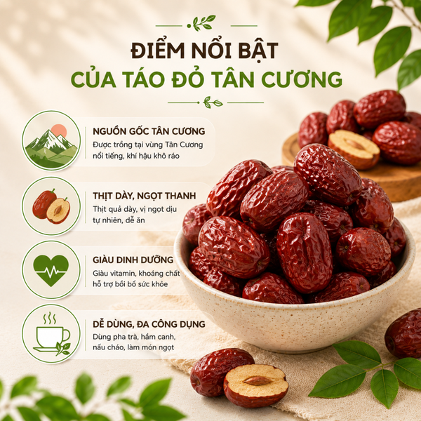  Táo Đỏ Sấy Khô RealFoodStore 