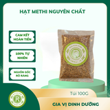  Hạt Methi nguyên chất Real Food 