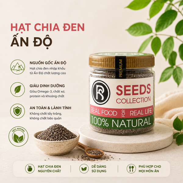  Hạt Chia Đen RealFoodStore 