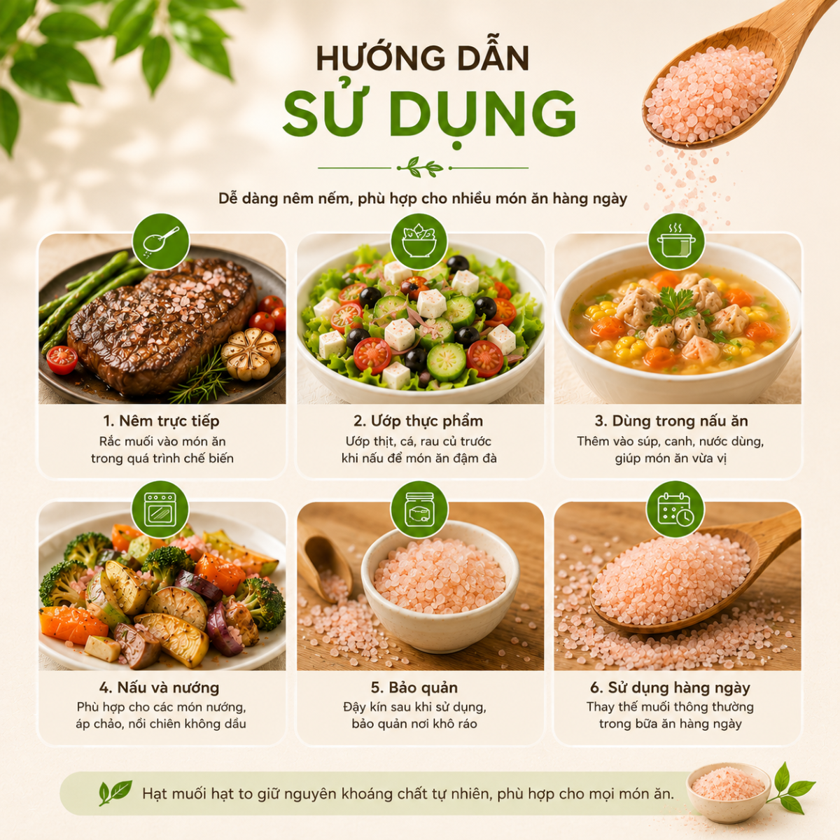  Muối Hồng Himalaya Hạt To Realfood 