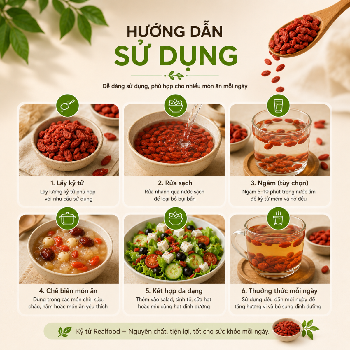  Kỷ Tử Sấy Khô RealFoodStore 