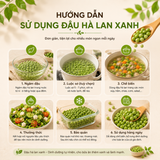  Đậu Hà Lan Xanh Nguyên Hạt RealFoodStore 
