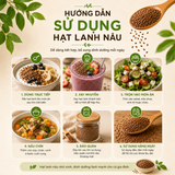  Hạt Lanh Nâu RealFoodStore 