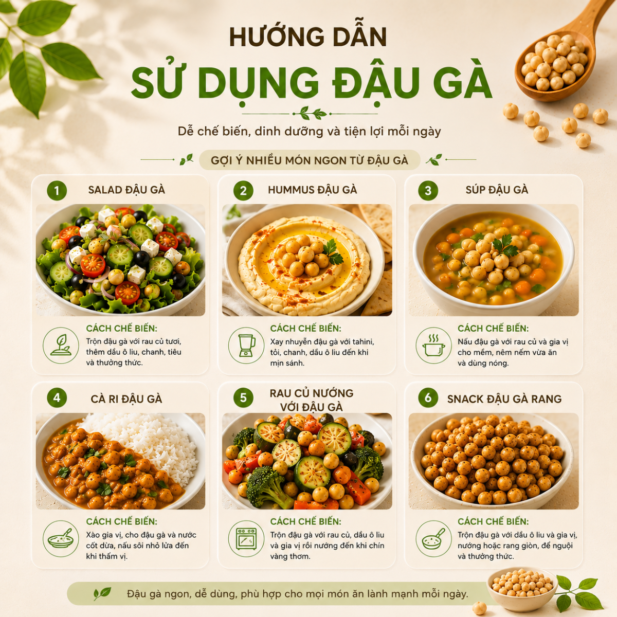  Đậu Gà Trắng RealFoodStore 