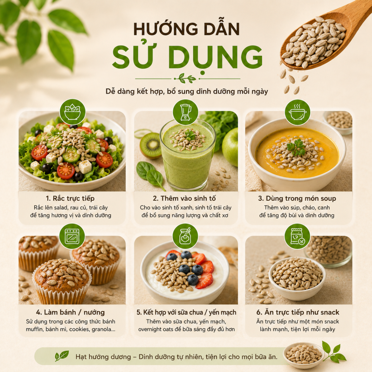  Hạt hướng dương RealFoodStore 