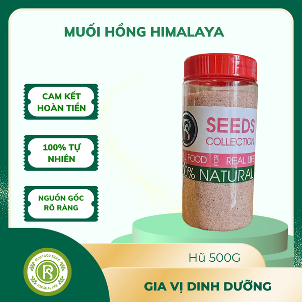  Muối Hồng Himalaya Mịn Nguyên Chất Real Food 