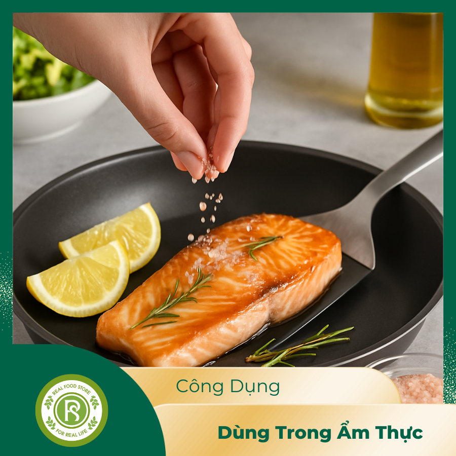  Muối Hồng Himalaya Mịn Nguyên Chất Real Food 