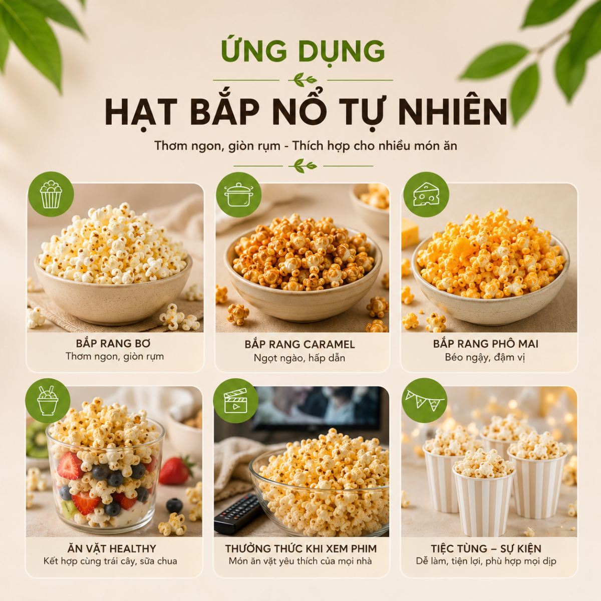  Hạt Bắp Nổ RealFoodStore 