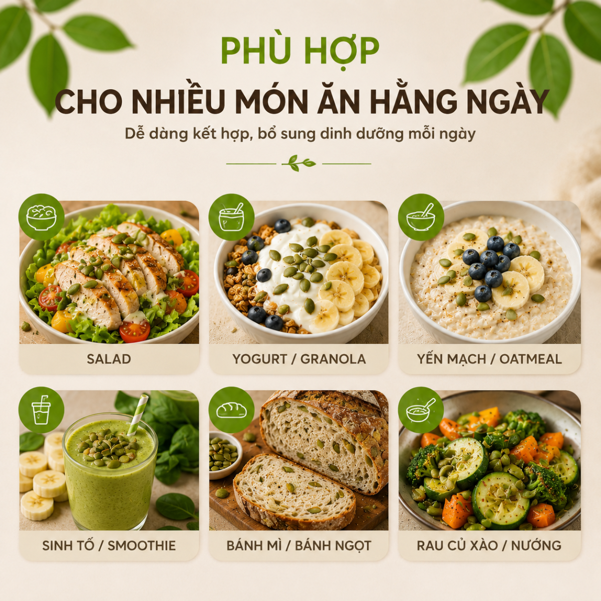  Hạt Bí Xanh Tách Vỏ  RealFoodStore 