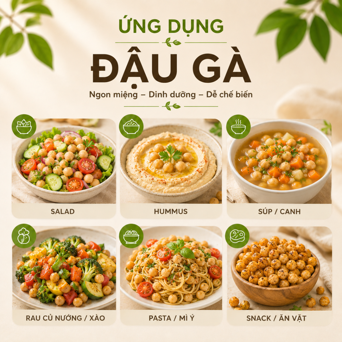  Đậu Gà Trắng RealFoodStore 